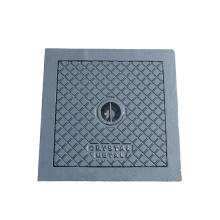 EN124 Class f900 heavy duty Epoxy Coating Ductile Iron Gray Cast Iron Square Recessed Manhole Cover Manufactuer